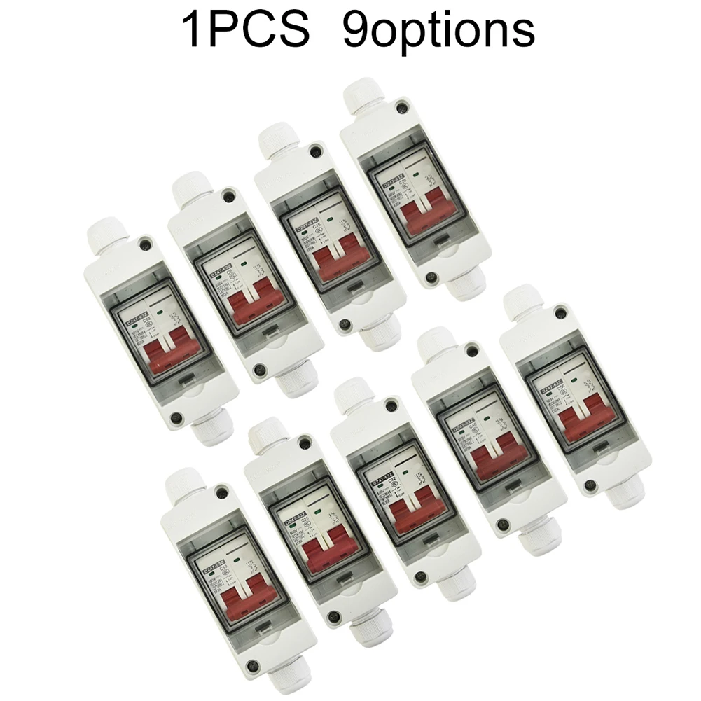 قطاع دارة التبديل قطاع دارة المنزل/حديقة استبدال الطاقة الشمسية الكهروضوئية مقاوم للماء 1 قطعة شاحن/العاكس تيار مستمر 12- 500 فولت