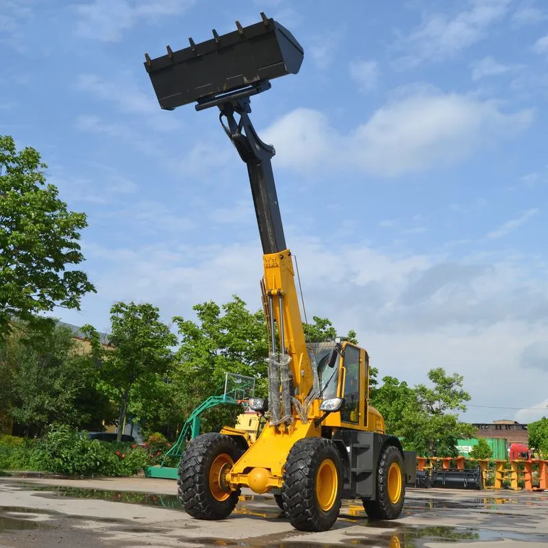 Telescopic Boom Loader Wheeled Multifunctional Construction Machinery Forklift TL2500 Telescopic Boom Crane Forklift Loader