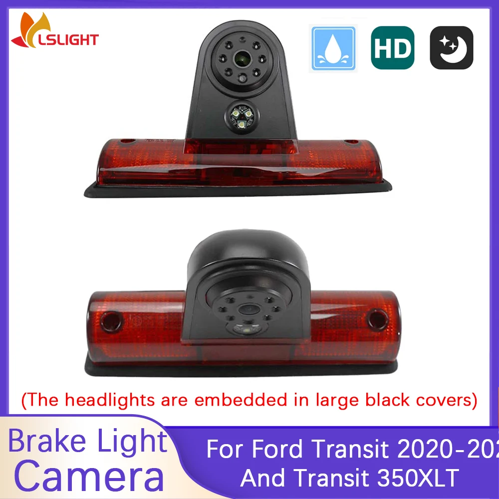 

Universal Cargo Van High Level Third Brake Light Rearview Camera HD Night Vision Waterproof IP68 Support CVBS AHD Signal