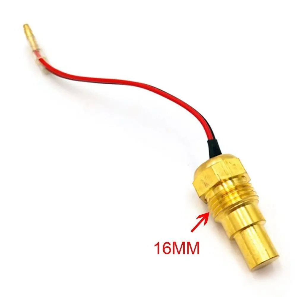 1Pcs 50K Head Plug Water Temperature Sensor 12V/24V NPT 3/8 1/8 1/2 Digital Temperature Sensor Universal 10/12/14/16/17/21mm