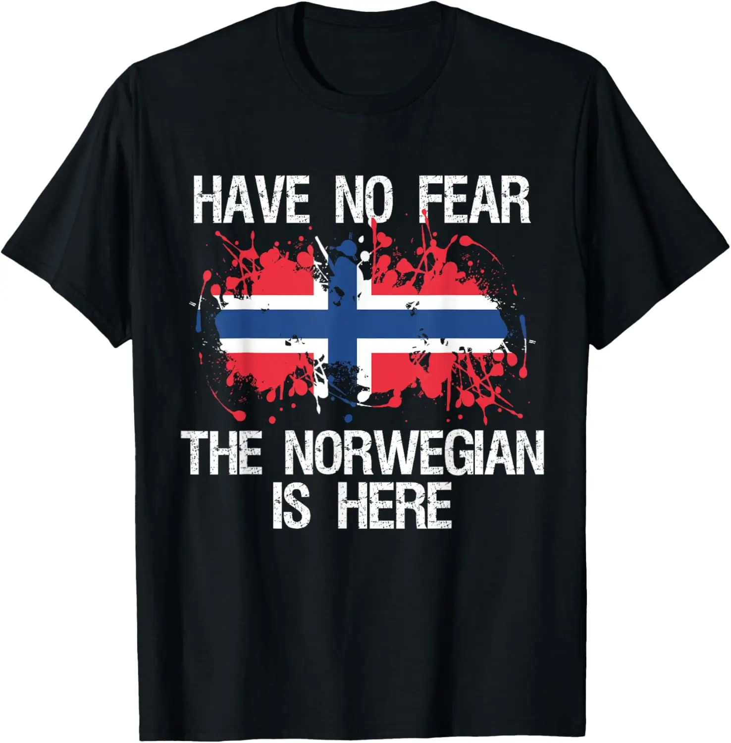 Have No Fear The Norwegian Is Here Shirt Norway Pride Flag T T-Shirt