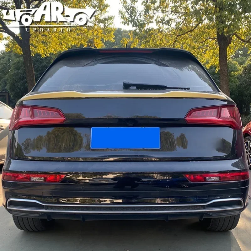 Professional Car Spoilers Factory ABS Rear Wing Boot Mid Spoiler For Audi Q5 S Line SQ5 MK2 2017 2018 2019 2020+