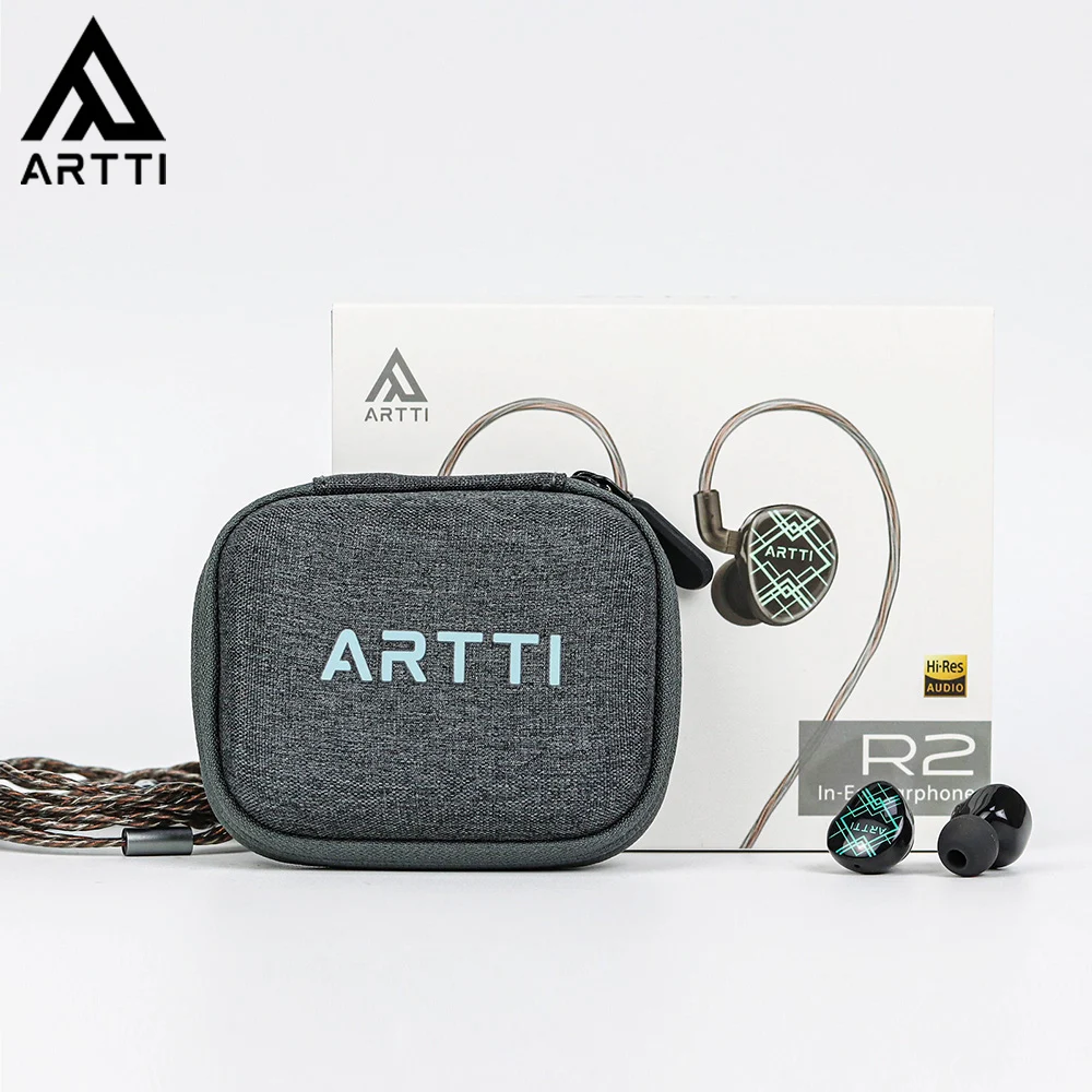 ARTTI R2 In-ear Earphone 10mm Beryllium Diaphragm Dynamic Driver Monitor HIFI Earphone, Sports Gaming Headset