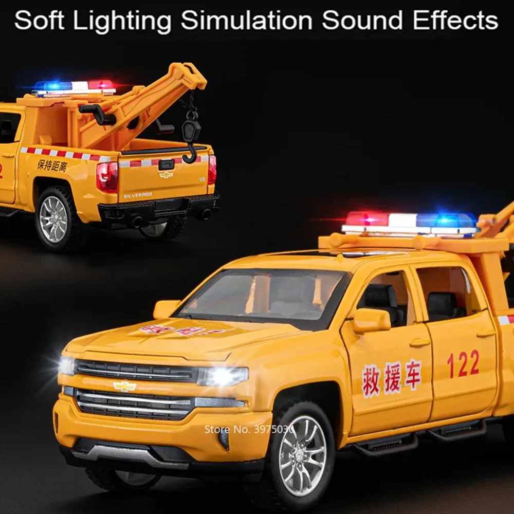 レスキュートイズモデル合金ダイカストすべての車のドアを開くことができますプルバック機能車両モデル男の子収集ギフト