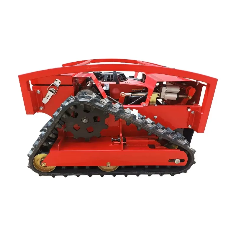 196cc Remote Control  Weed Mowing Machine All-Terrain Slope Lawn Mower All Terrain Tracking Remote Control RC