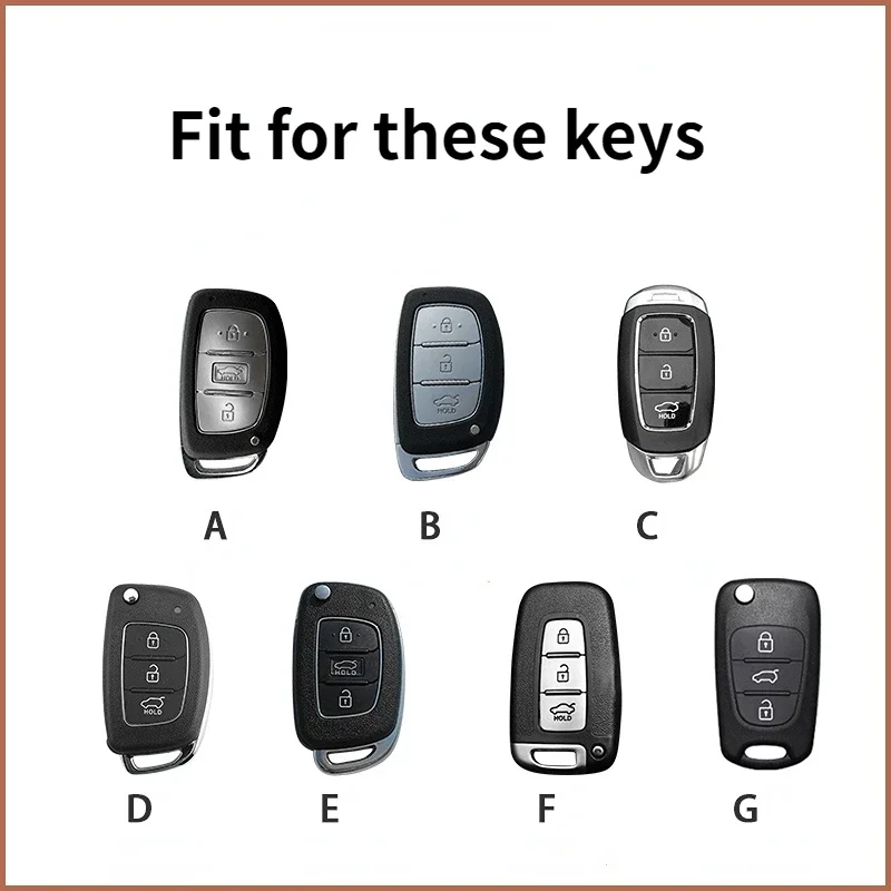 3 Button TPU Car Flip Key Case Cover for Hyundai Grand i10 2023 for Hyundai Elantra Tucson i40 i20 i10 iX35 iX45 Creta Santa fe