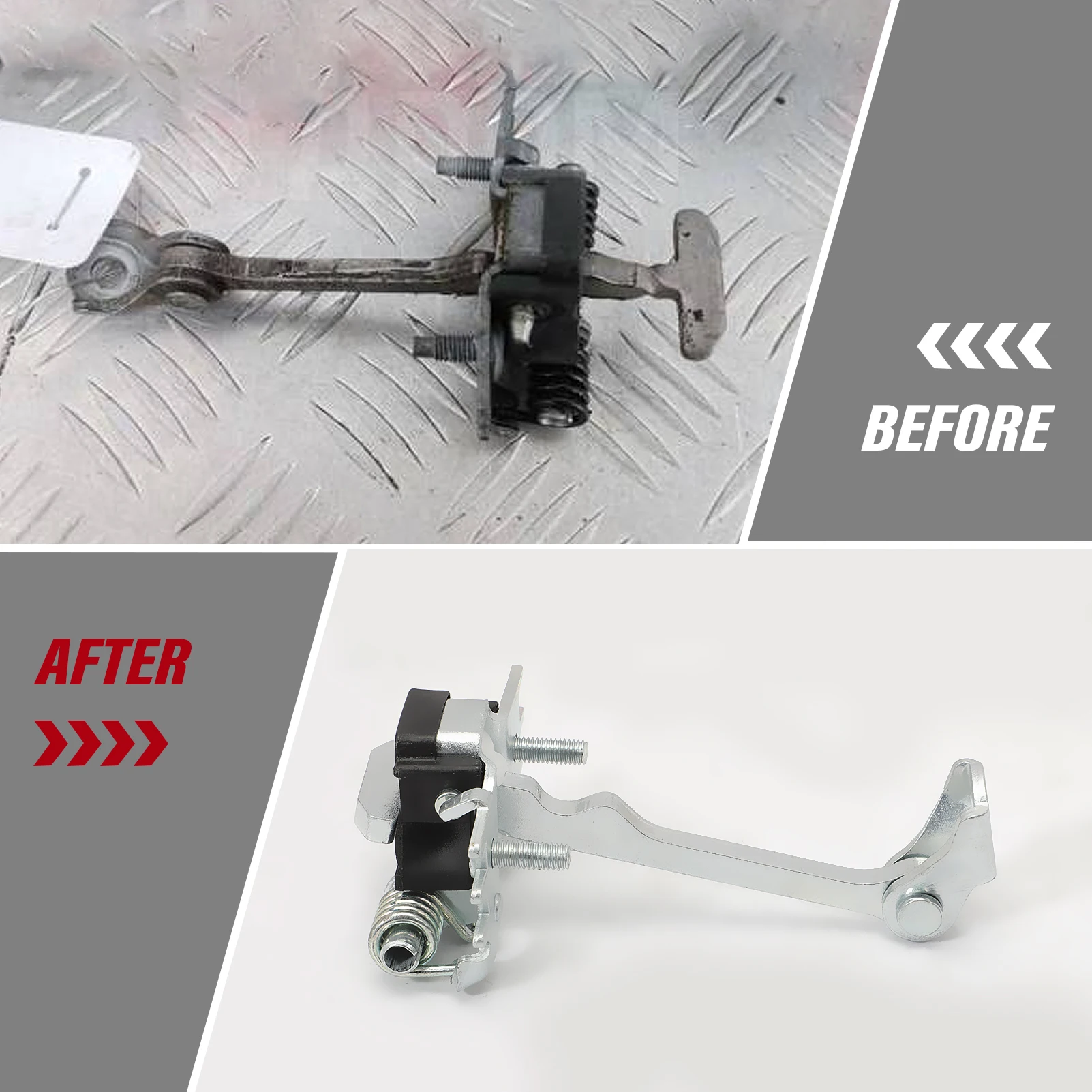 9181K9 Door Tie Rod Front Left or Right 1440204880 Compatible with Jumpy 2, Scudo 2, Expert 2 (2007-2016)