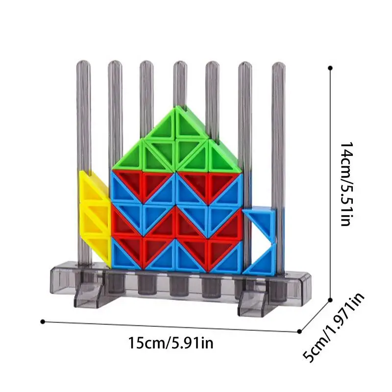 3D Puzzle Puzzle Tangram Brain Teaser Spielzeug Tangram Puzzle Formen Puzzle Kartenspiel Lernen Lernspiel zeug für Kinder