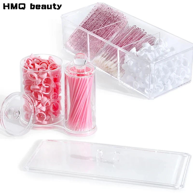 Large Capacity Eyelash Tool Storage Box For Eyelash Extension Tweezer Case Cosmetic Makeup Tools Storage Box Lash Accessories