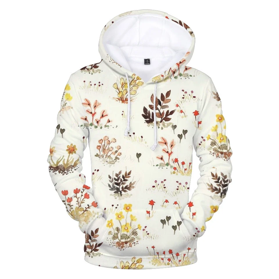 

Flowers fashion design 3d hoodies pullover men women harajuku Hoodie casual Long Sleeve unisex 3D Hooded Sweatshirt clothes tops