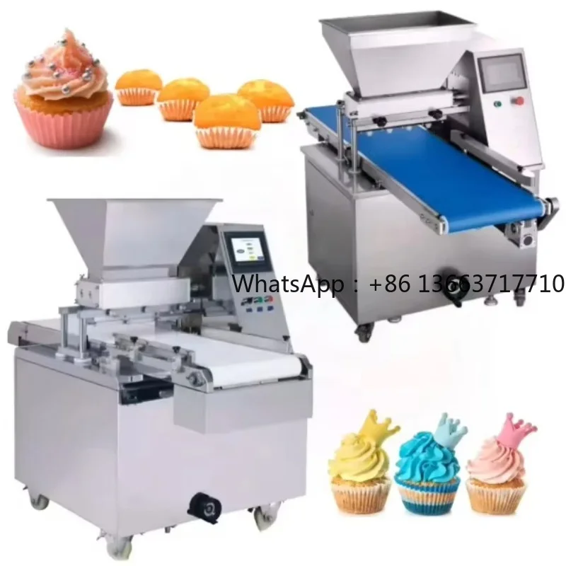 Automatic Commercial Cupcake Filling Maker Customized Multi-purpose Macaron Cup Cake Making Device