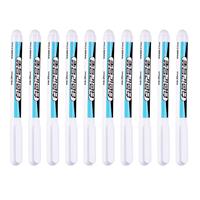 10Pcs 20mm Tips Deep Hole Pen Water Resistant Multi Purpose Deep Reach Markers Long Nib Marker