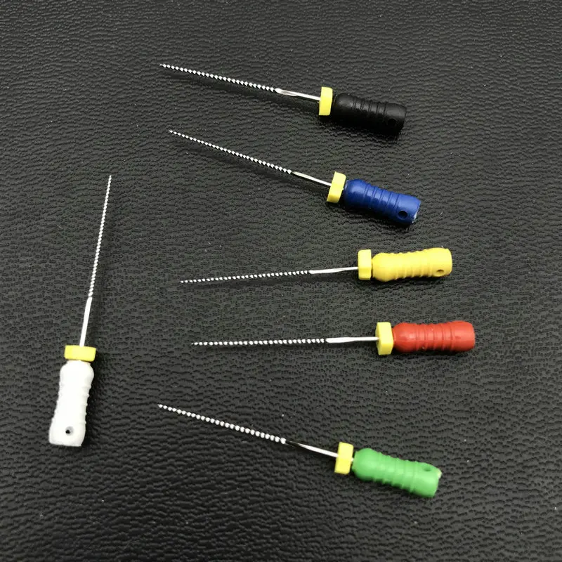 10boxes Endodontic Root Canal K Files (Hand Use) Dental K-File/H-File 21mm/25mm31mm files Endodontic Instruments Dentist Tools