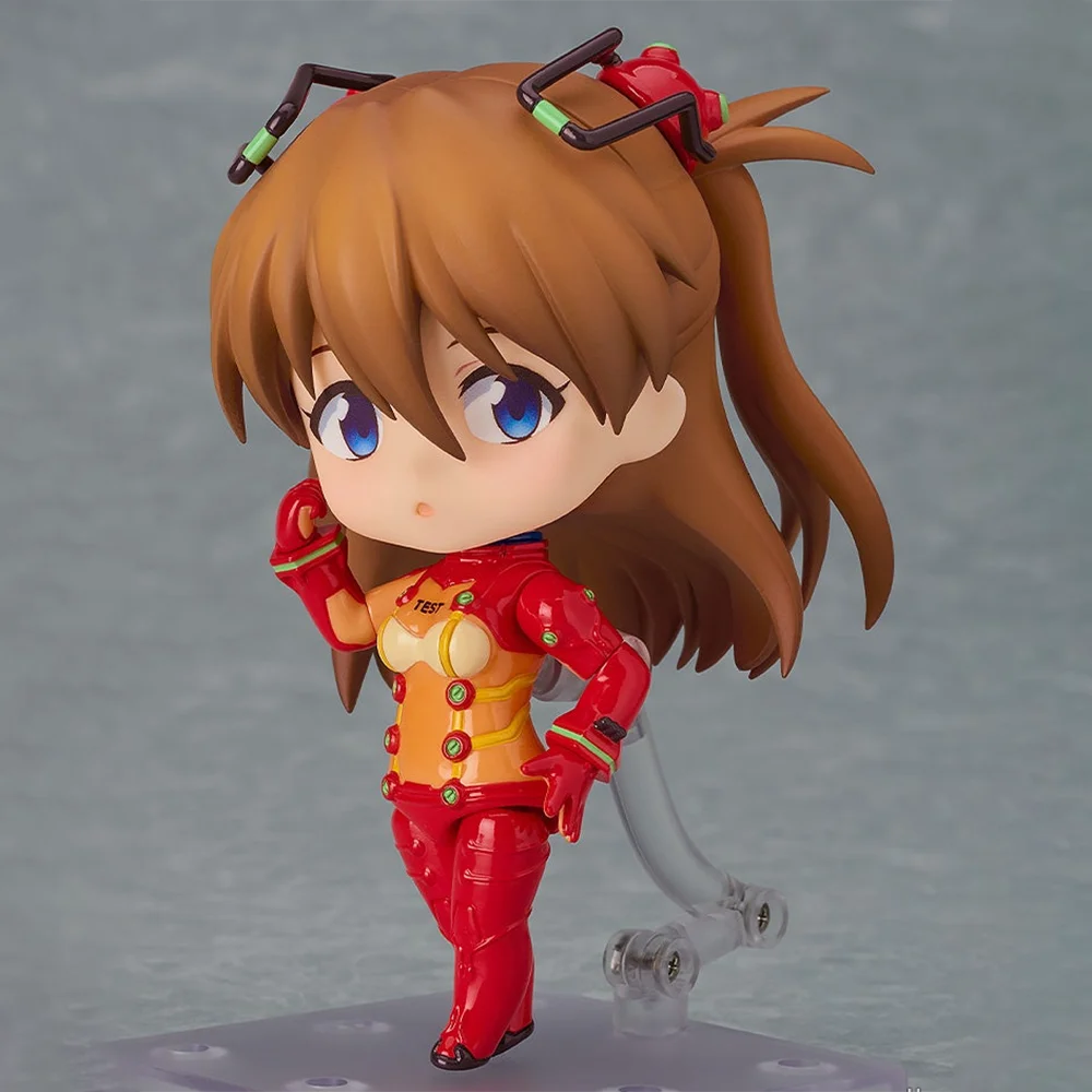 شركة Good Smile الأصلية بنسبة 100% Nendoroid ( # 2810) Evangelion Shin Gekijouban: Ha Souryuu Asuka Langley Test Suit Ver.