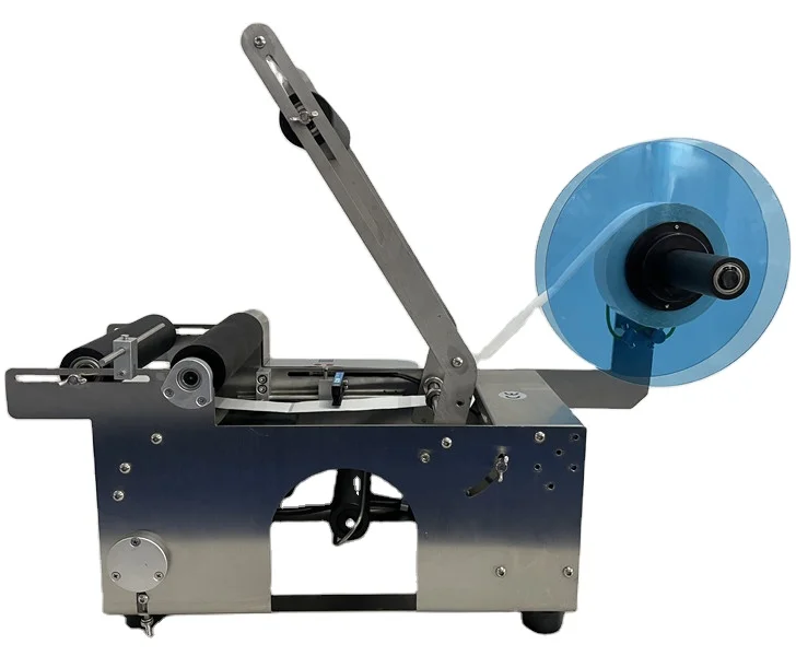 

Semi-automatic Round Bottle Self-adhesive Label Packaging Labeling Machine/best Price Desktop Labeling Machine