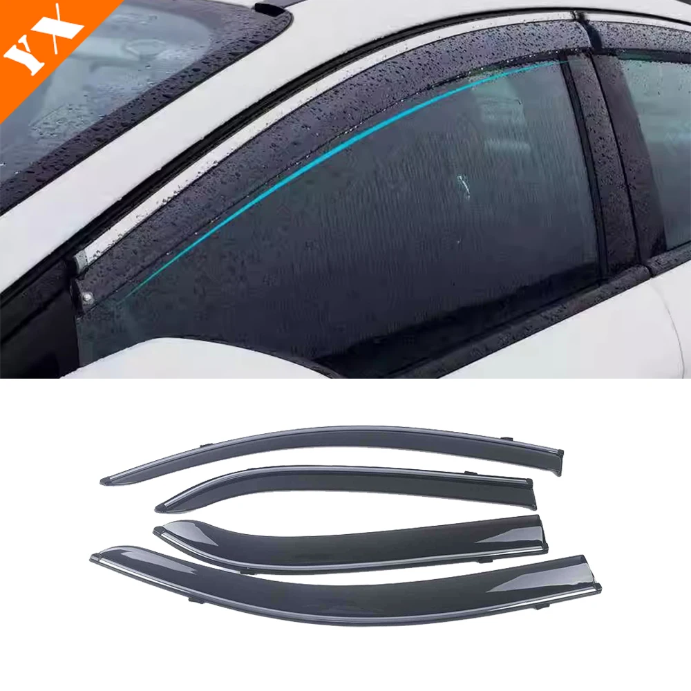 

Chrome Look Trim Car Window Sunshade And Rain Cover Protector Sticker Cover Garnish For Great Wall ORA GT Accessories 2021-2024