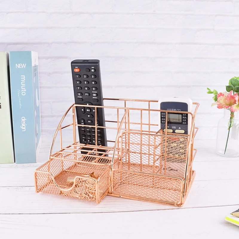 

Multi-function Desk Storage Rack Desktop Pen Holder Large Capacity Stationery for Case School Office Suppies