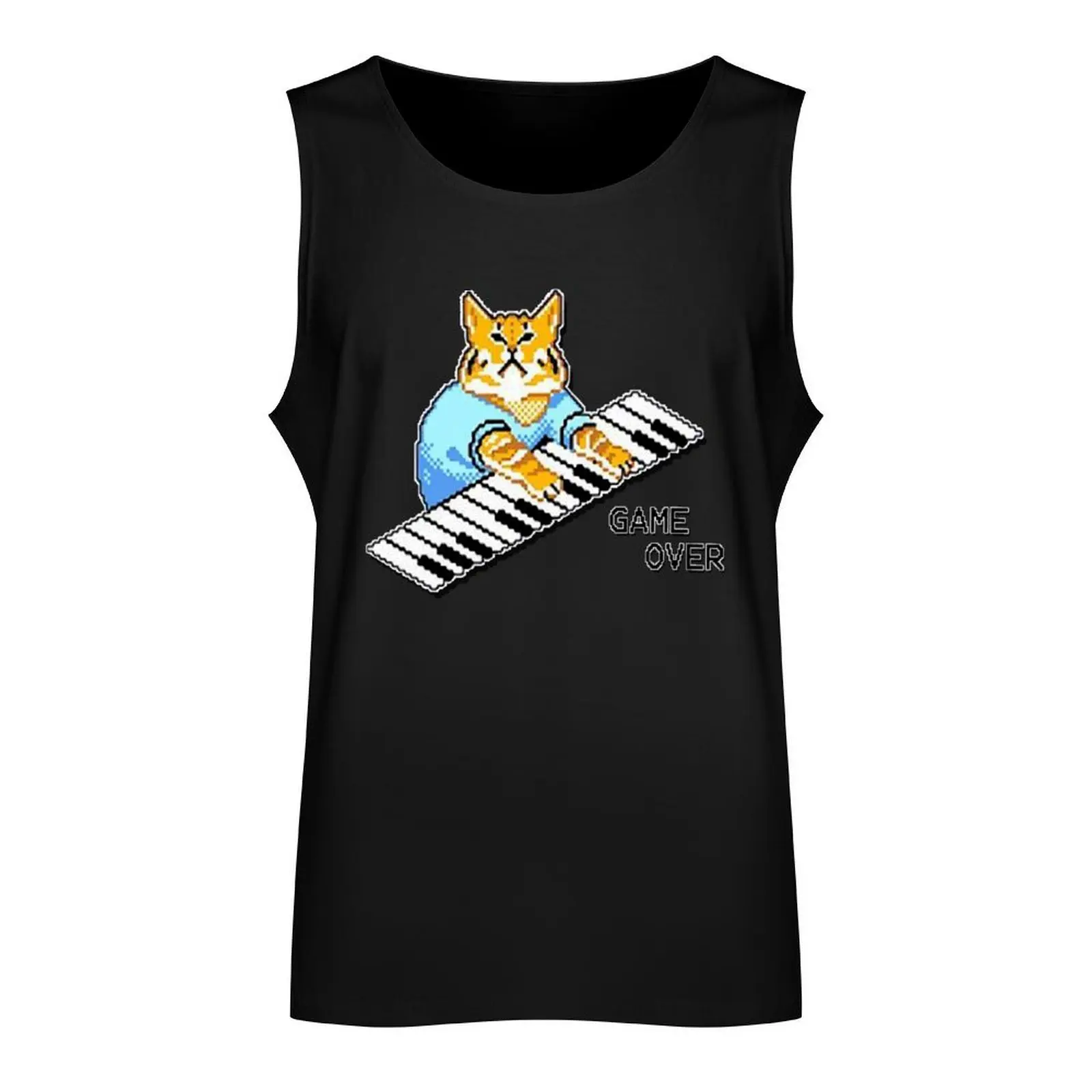 IT Crowd roy's tshirt piano cat design available on a wide range of clothing, stationery and giftware. Tank Top