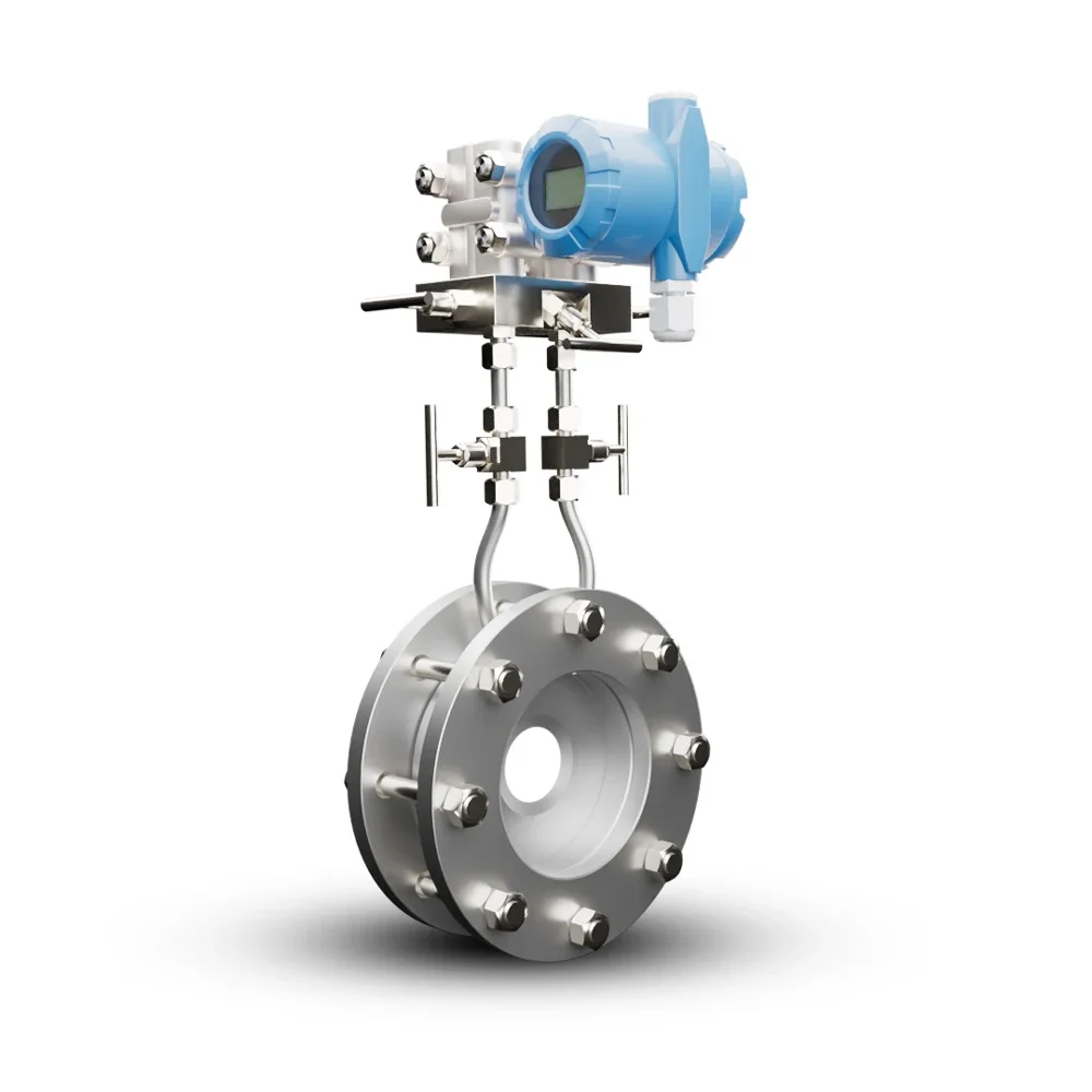 TLF SS304 DN150mm  Burner Exhaust Throttling Flowmeter Natural  Oil Air Cooling Water Orifice Plate Flow Meter