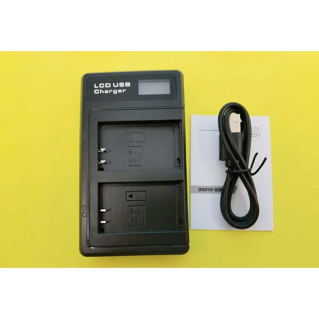 `EN-EL20 EN EL20 ENEL20 EN EL20a Battery  LCD Dual Charger for Nikon Coolpix P1000  J1 J2  J3  AW1