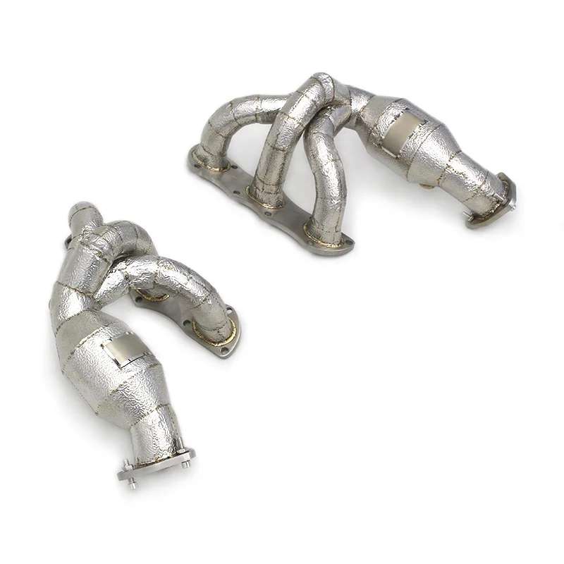 

Head Section High flow Pipes Exhaust Pipes branch downpipe Exhaust Pipe with catalyst For Porsche Boxster/Cayman 987.2