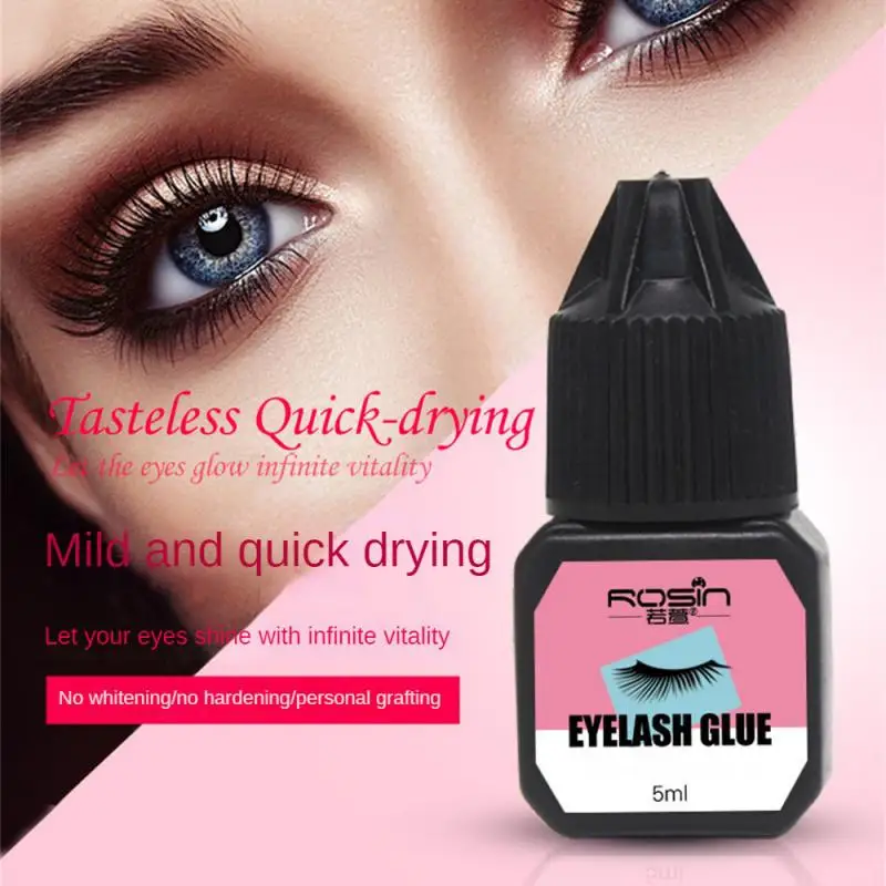 Colle d'extension de cils rapide sensible aux yeux, outil de beauté, 22ml, 1 à 6 pièces