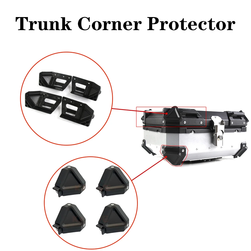 

Motorcycle 28-100L Aluminum Tail Top Box Side Box Protection Angles Trunk Rear Luggage Case Nylon Plastic Protection Accessories