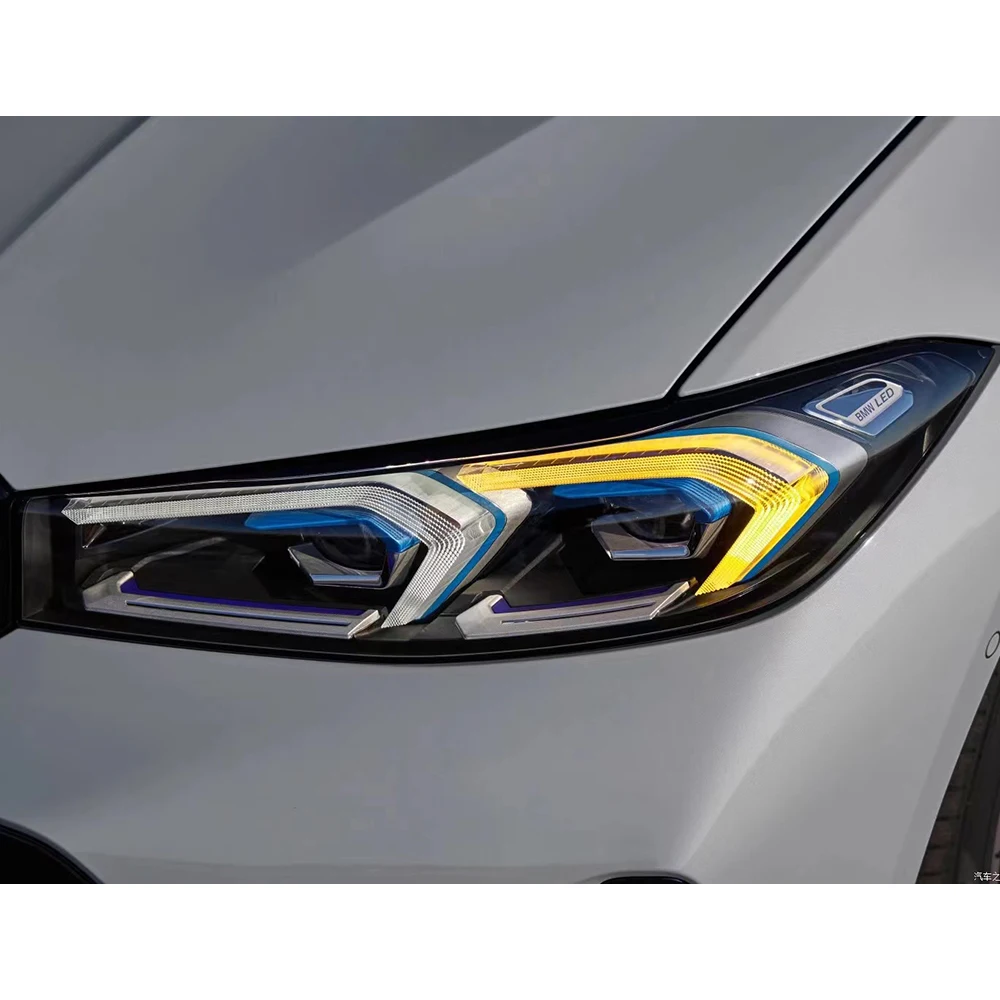 

Car Front Headlight Lens Cover For BMW 3 Series G28 2023 2024 Left/Right PVC Lens Glass Shell Plexiglass Lens Replace Lampshade