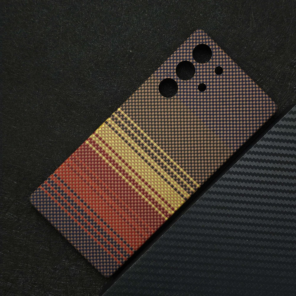 Настоящий арамидный телефон из углеродного волокна для Nubia Red Magic 10s Pro 10sPro Plus Тонкий чехол из углеродного волокна для RedMagic 10s Pro Plus Cover