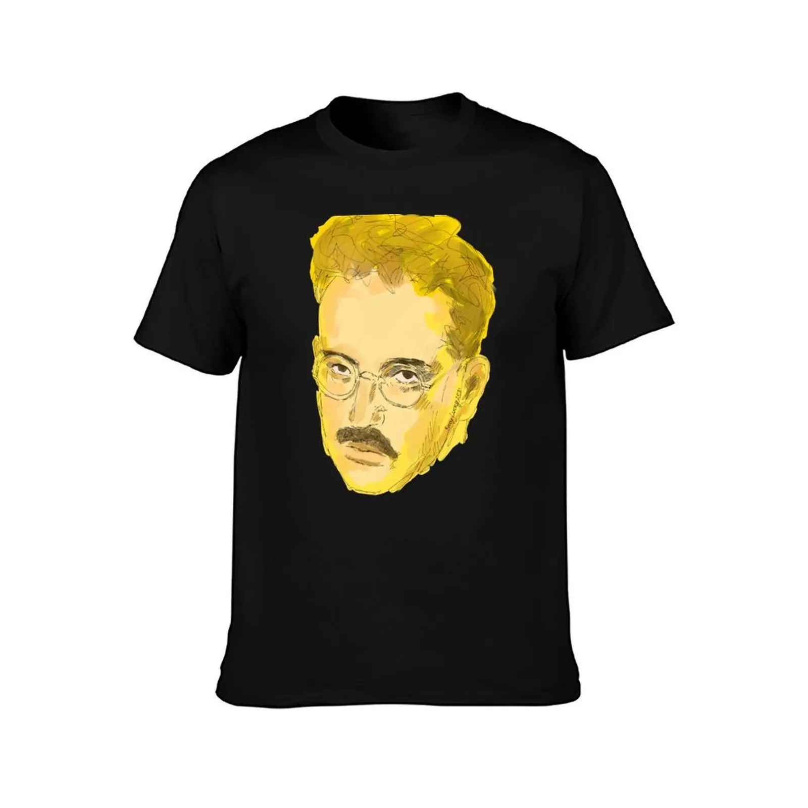 Walter Benjamin painting T-Shirt man t shirts cotton T-Shirt