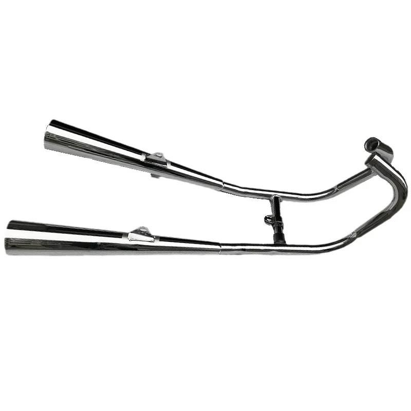Motorcycle Exhaust Muffler for Honda Jialing Sundiro Lifan Dayang Dayun Qjmotor CBT125 DY150 JL125 CB125T Qj125 Double Mufflers