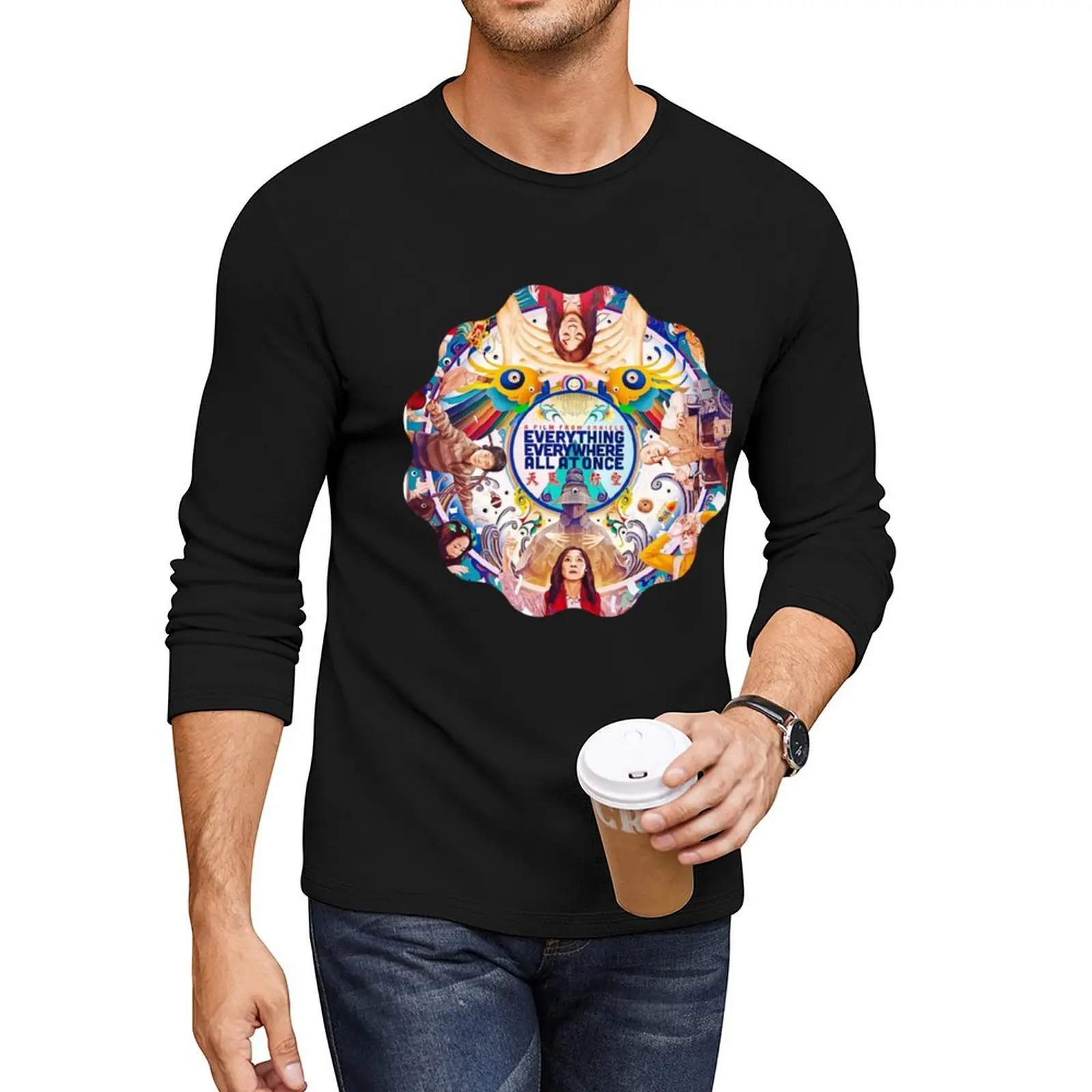 

Everything Everywhere All at Once Sci Fi 2022 Long T-Shirt sweat shirts T-shirt men