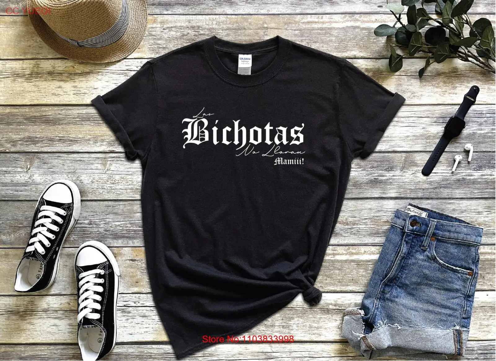 La Bichota Karol G, Bebecita Las Bichotas No Lloran Mami Black T-Shirt