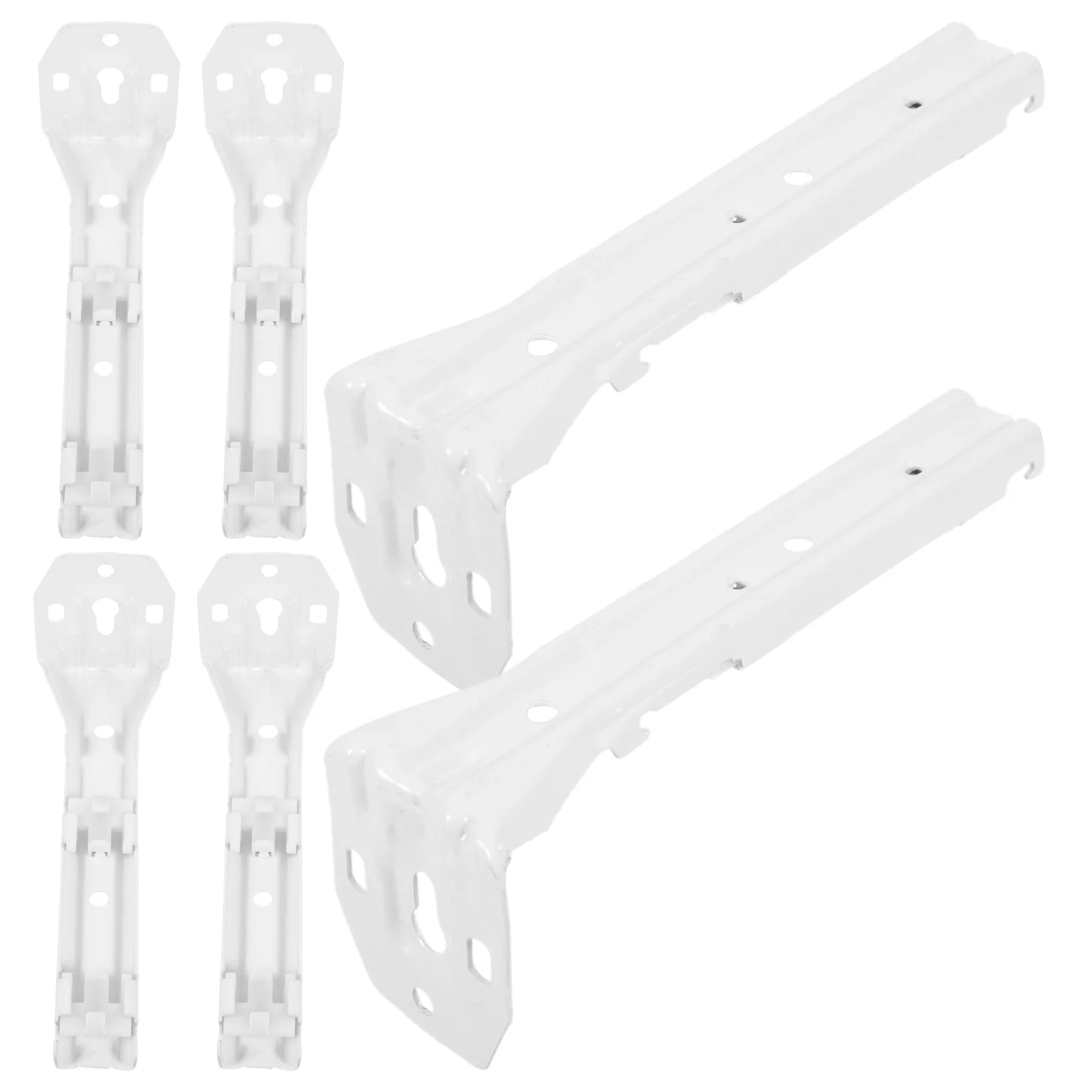 6 Pcs Ceiling Curtain Track Mounting Bracket Mounted System Flexible Room Divider