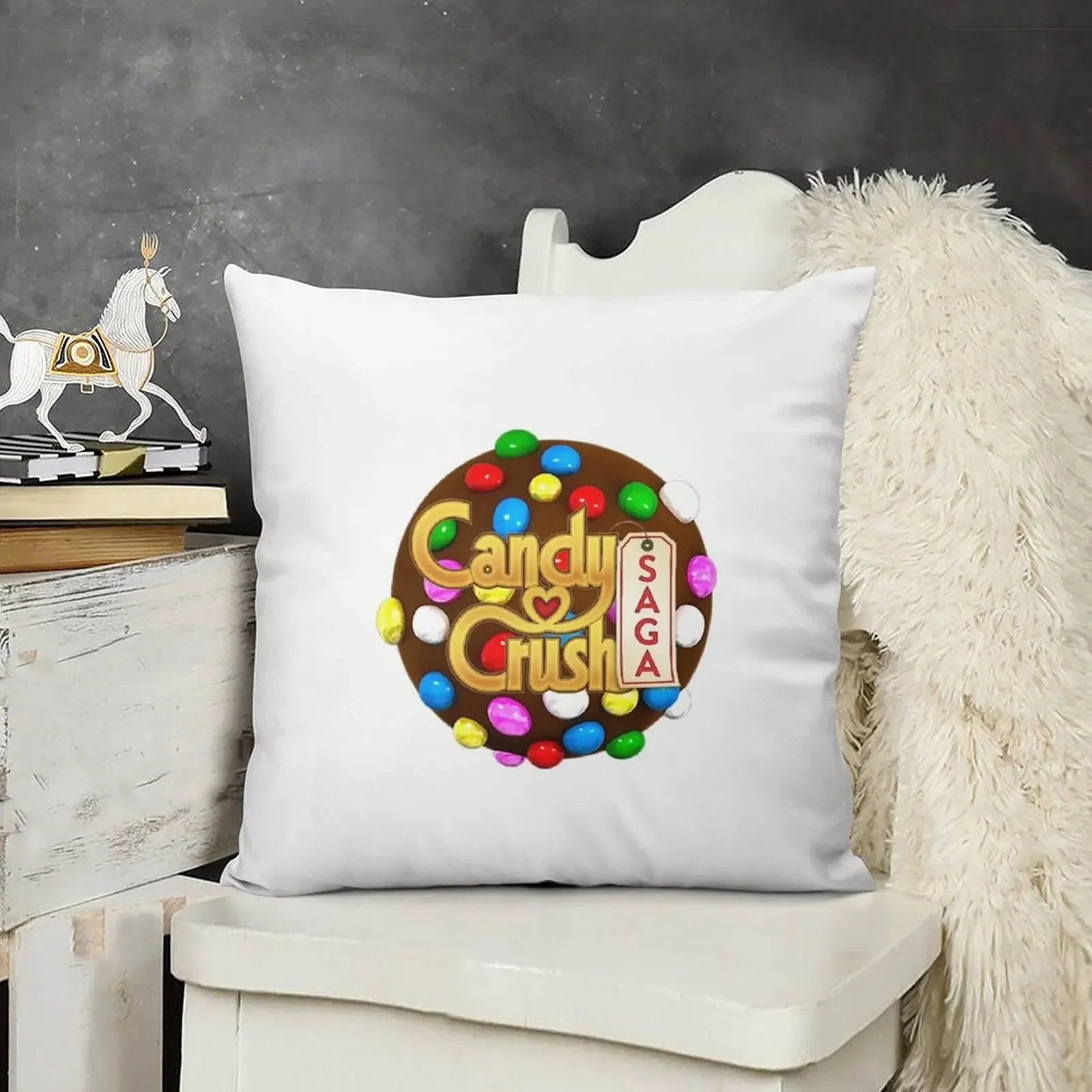 Candy Crush Saga Game Throw Pillow autumn decoration Rectangular Cushion Cover pillow