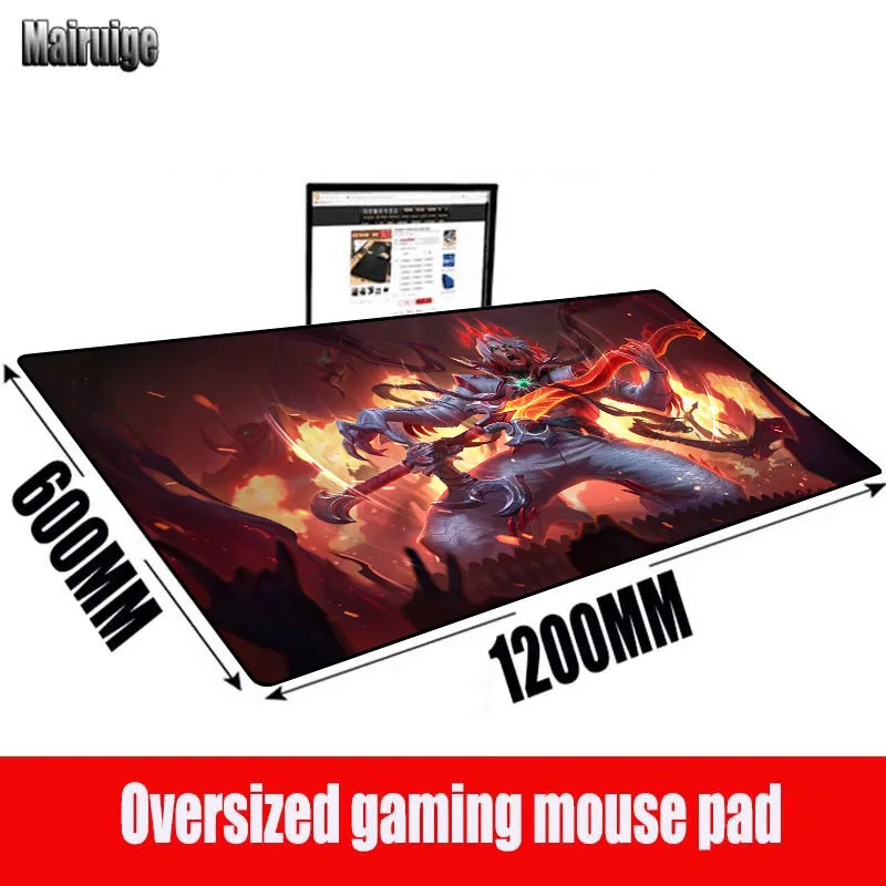 Mausepads Pentakill Viego Lol Desk Carpet Rug Office Gaming Pad Desk Pad Mat Setup Home Office Xxl Mousepad Computer Table