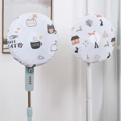 1pc Cute Printed Electric Fans Round Dustproof Cover Safety Protection Household Dust Cover Diameter 45cm Home storage Bag