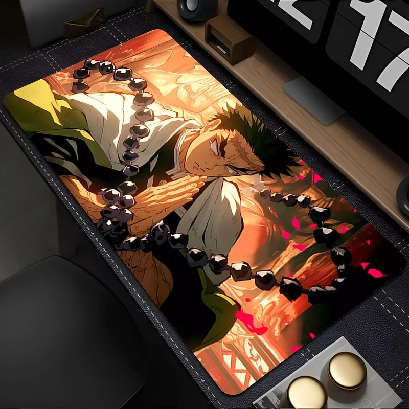 

Mousepad Mouse Pad Gaming Accessories Office Keyboard Pad Large Desk Mat PC Rubber D-demon Slayer Himejima Gyoumei Extended Pad