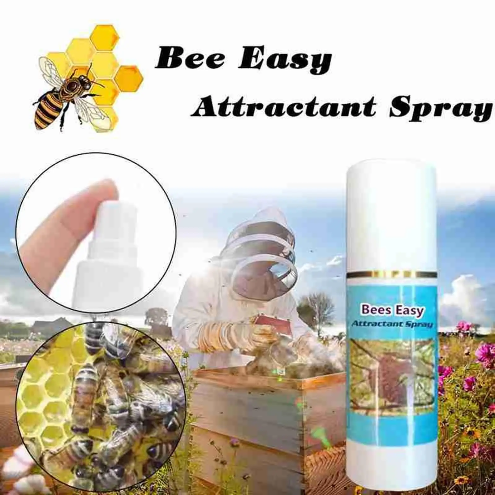 Bee Attractant Lure Swarms Feeding Bee Nest Bee Attract Hornet for Indoor