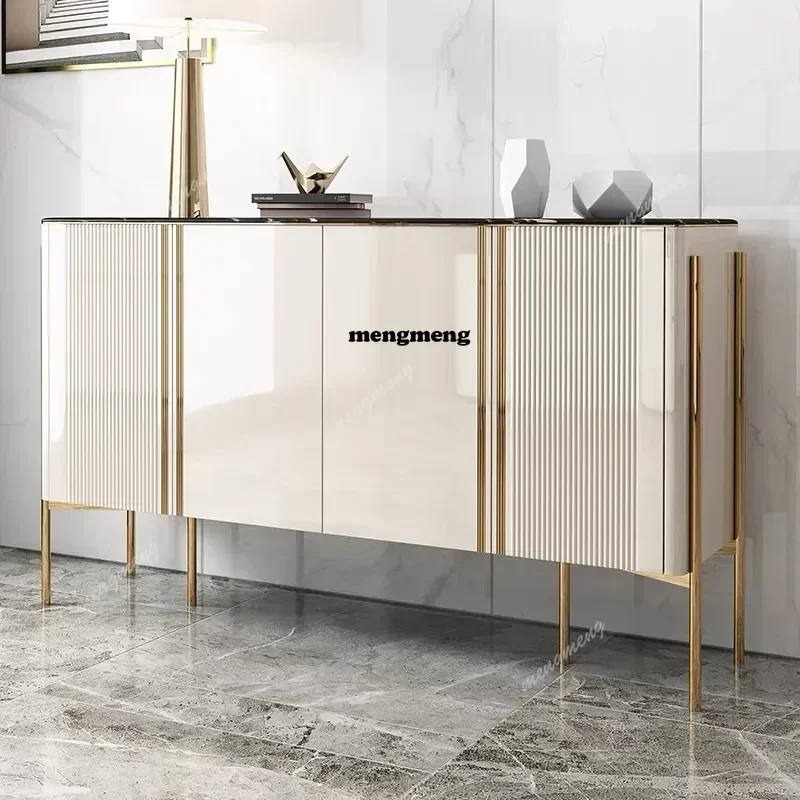 

Z136Minimalist Sideboard Glossy Buffet Living Room Cabinets Modern Luxury Sideboard Showcase Living Room Cajonera Vitrina Furnit