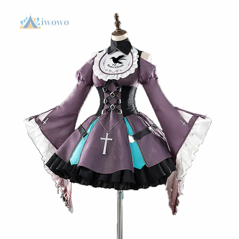 

Аниме проект Sekai косплей костюм Мику секретное клубное платье повседневная форма реквизит Хэллоуин карнавальный костюм для женщин игра