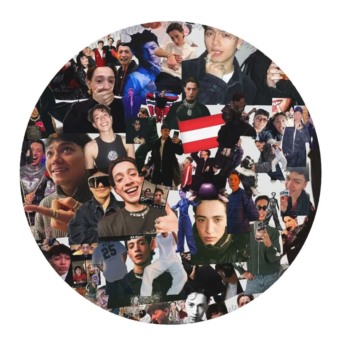 

Круглый коврик для мыши Kyle Alessandro, коврик для клавиатуры и мыши, коврик для геймерского ПК, коврик для офисного стола