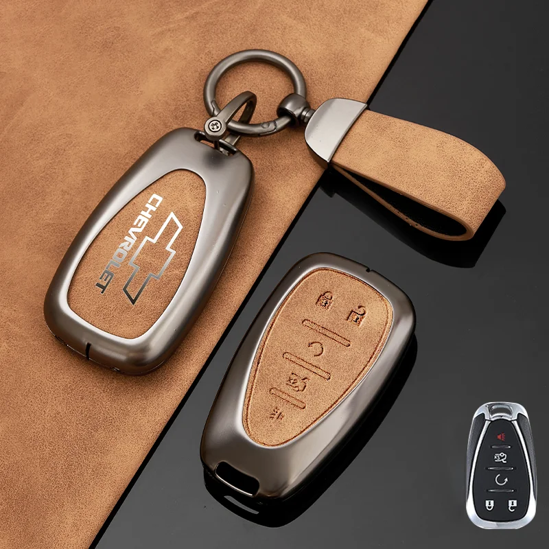 Car Key Case Cover Shell Holder For Chevrolet Chevy Malibu Camaro Cruze Traverse Spark Equinox Sonic Volt Bolt Blazer Onix Sonic