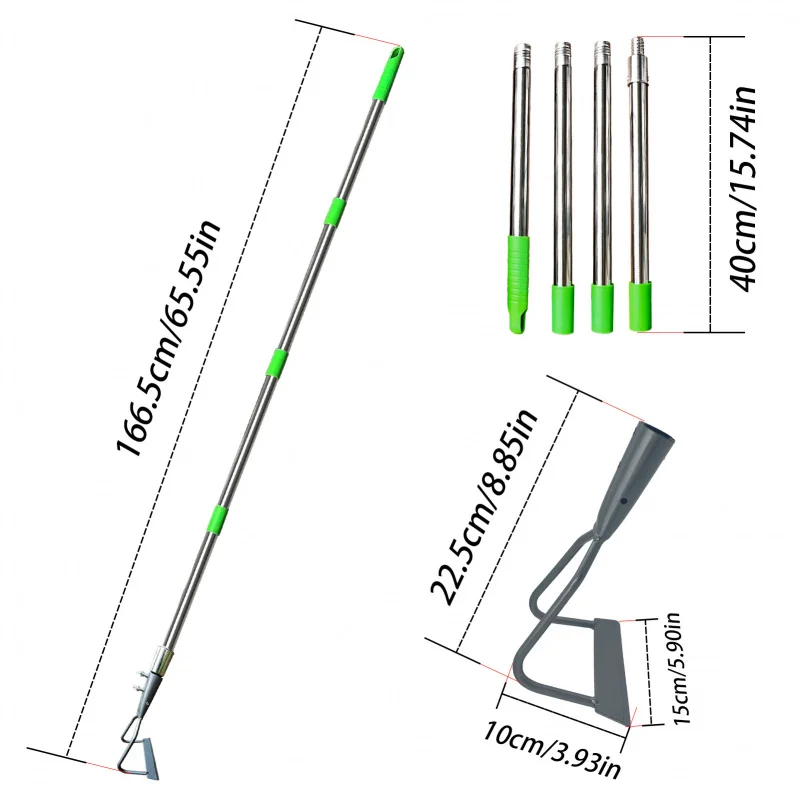 Cross-Border New Garden: Weed Rake, Weed & Soil Loosening Tool