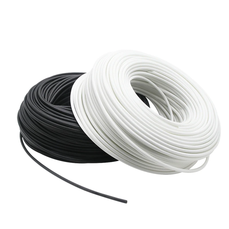ID 1 ~ 25mm Fiberglass Tube Silicone Resin Braided Wire Sleeve Flame Resistant Fiber Glass Insulate Cable Protect Pipe 200 Deg.C