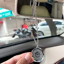 Islam quran AYATUL KURSI 45 cm chains crystal car pendant car hanging muslim gifts