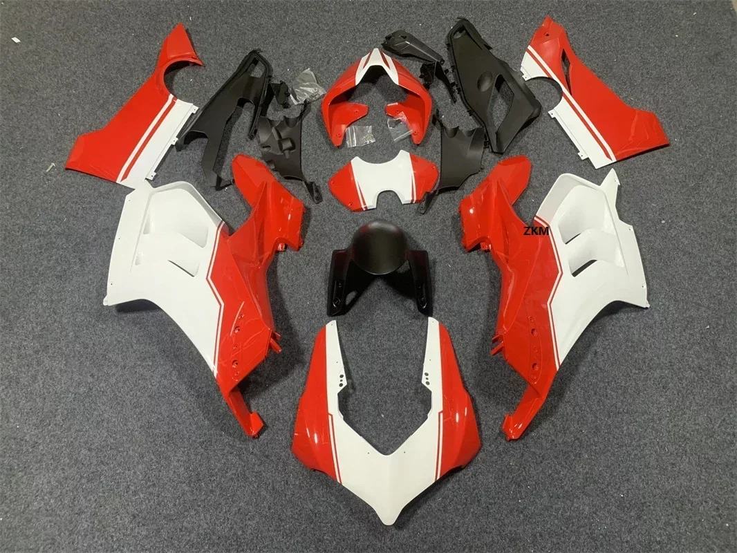 

Fairings Kit Fit For Panigale v4 v4s 2018 2019 2020 2021 Bodywork Set 18-21 Abs High Quality Injection Red White Gray Black