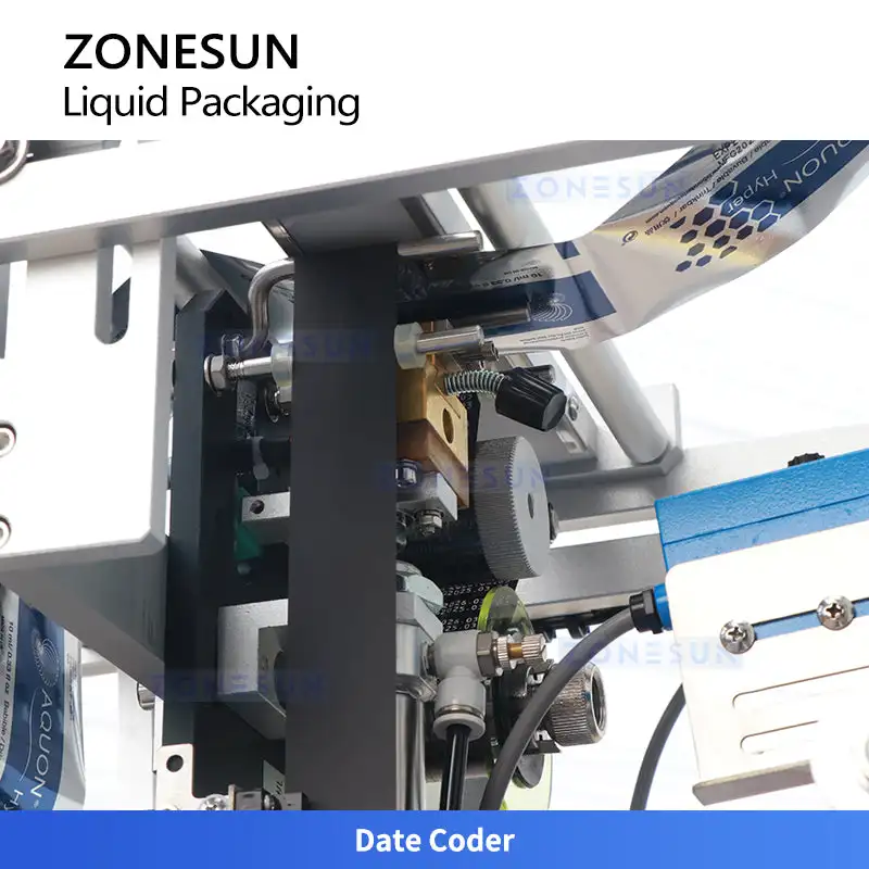 ZONESUN ZS-FS240P Auto Liquid Stick Pack Packaging Machine Peristaltic Pump Sachet Form Fill Seal Device for Juice Energy Drink