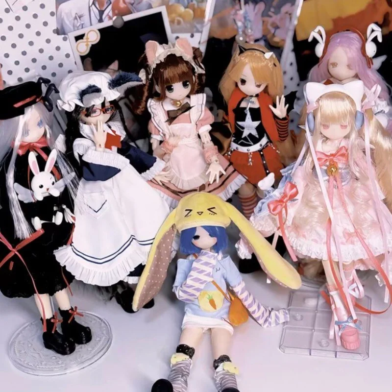 

Genuine Transformable Electric Street Series Bjd Blind Box Kawaii Joint Mjd Action Figurine Collect Desktop Ornament Toys Gift