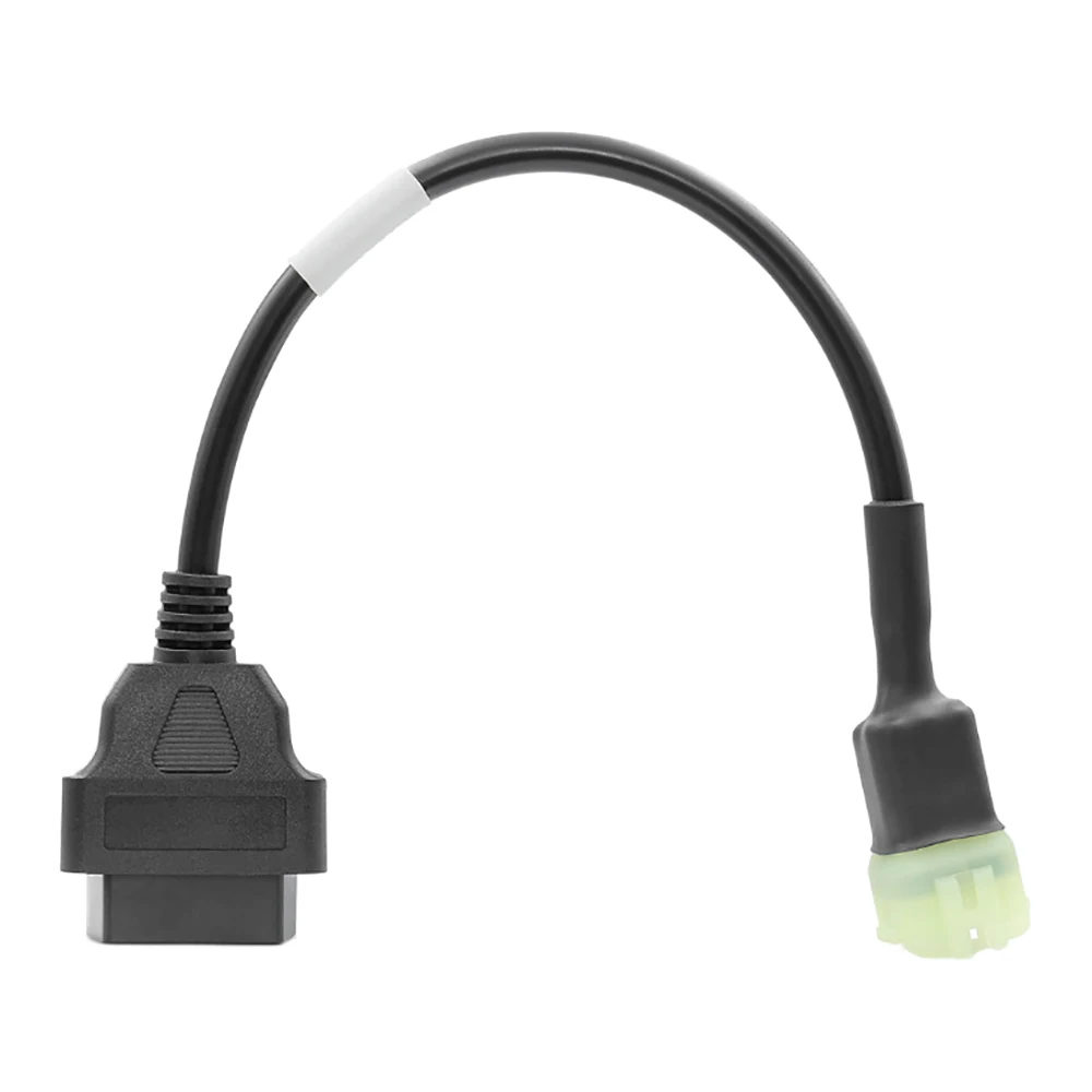 

Кабель-переходник с 6 PIN на 16-контактный для мотоцикла Kawasaki, 6-контактный 6-контактный адаптерный кабель OBD для мотоцикла